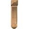 Ekena Millwork Thorton Arts and Crafts Smooth Bracket w/ Offset Brace, Western Red Cedar, 7 1/2"W x 22"D x 34"H BKT0806X22X34THR03SWR - alternate 4